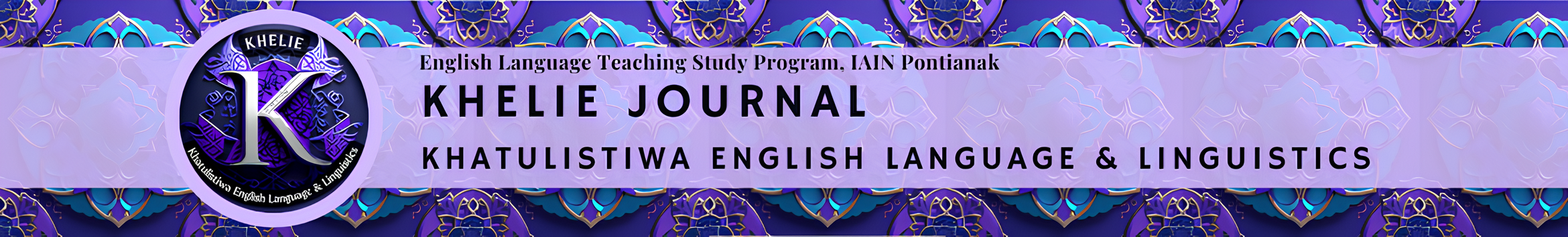 KHELIE: Khatulistiwa English and Linguistics is a peer-reviewed academic journal published by the English Language Teaching Study Program, Faculty of Education and Teacher Training, State Islamic Institute, Pontianak, Indonesia. The journal publishes research and development in the fields of English language teaching and learning, general linguistics, and literature. Before submitting their work, authors must register with this journal and satisfy the publication's Author Guidelines. Submissions that do not follow the guidelines will be REJECTED. Please submit your paper through this journal's online submission system. If you have any further questions, please contact the Editor at khelie.journal@gmail.com or tadrisbahasainggris@iainptk.ac.id.